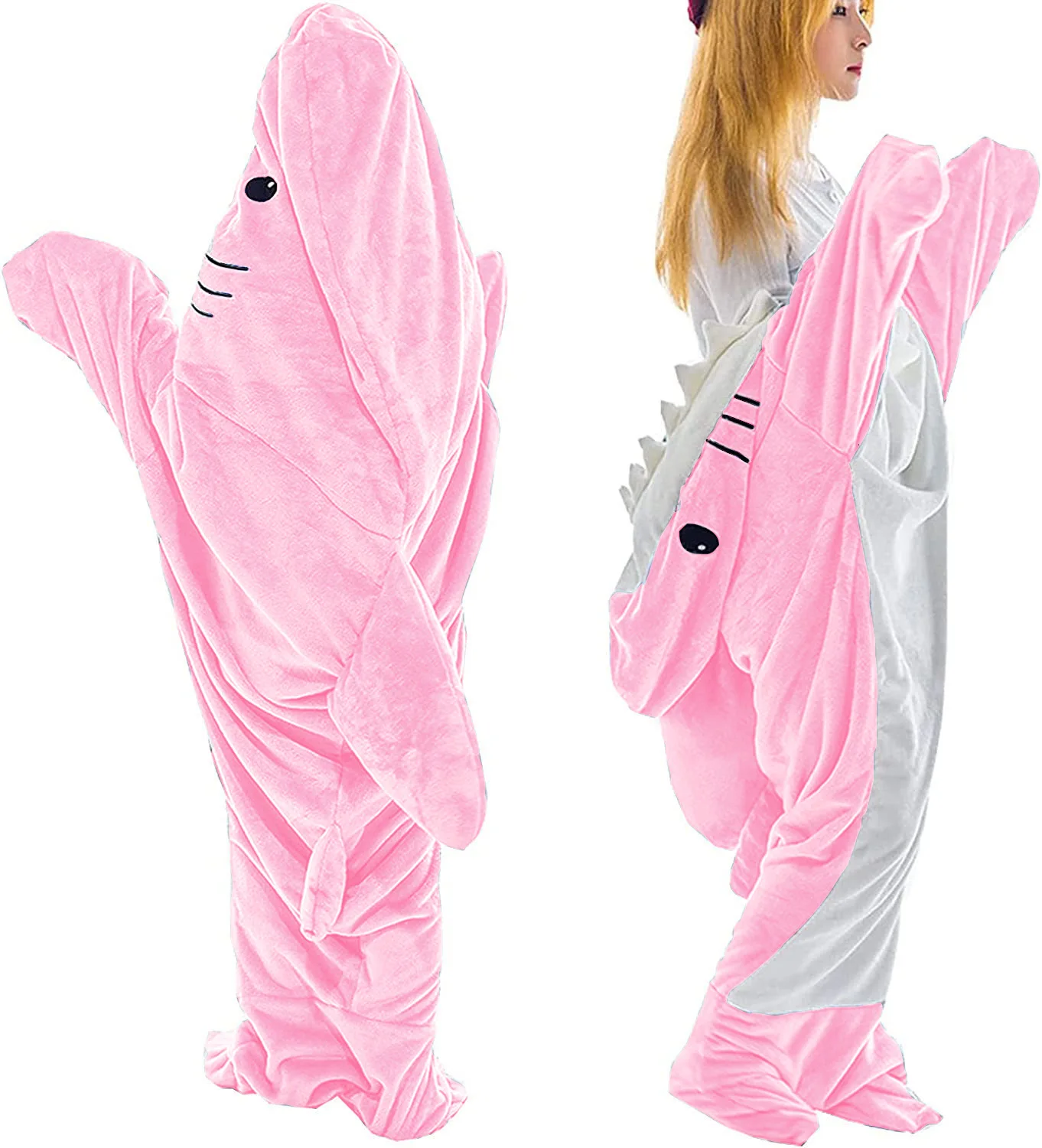 

Manta Tiburon Shark Blanket for Children and Adult, Shark Sleeping Bag, Pajamas for Family, High Quality Shawl