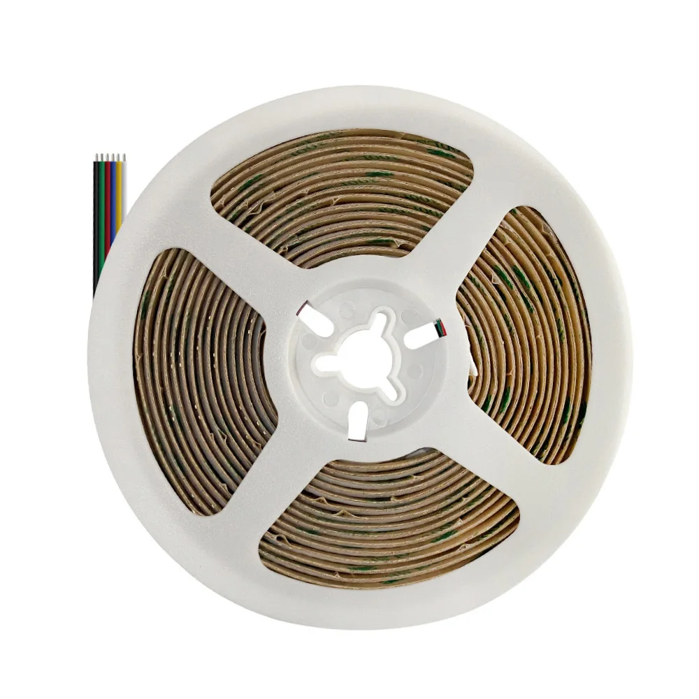 RGB+CCT COB LED 스트립 DC 24V RGBW 리니어 라이트 바 테이프 (홈데코용) RGBCW 타펠 라이트