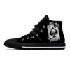 Hot Grim Reaper Death Skull Poker Skeleton Horror Casual Cloth Shoes High Top Lightweight Breathable 3D Print Men Women Sneakers 2