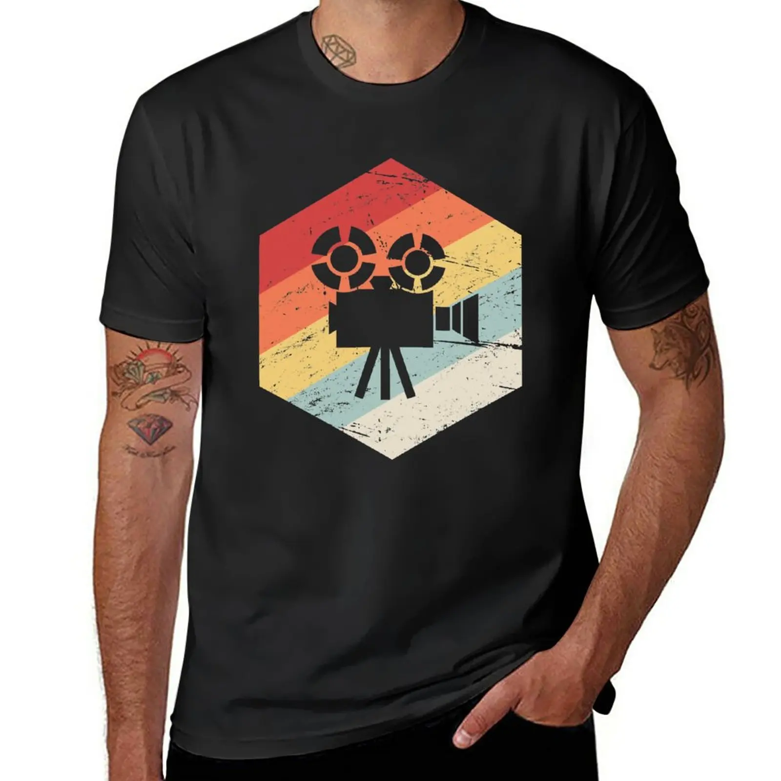 

Film Camera | Director Filmmaker T-Shirt for a boy aesthetic clothes vintage men clothes