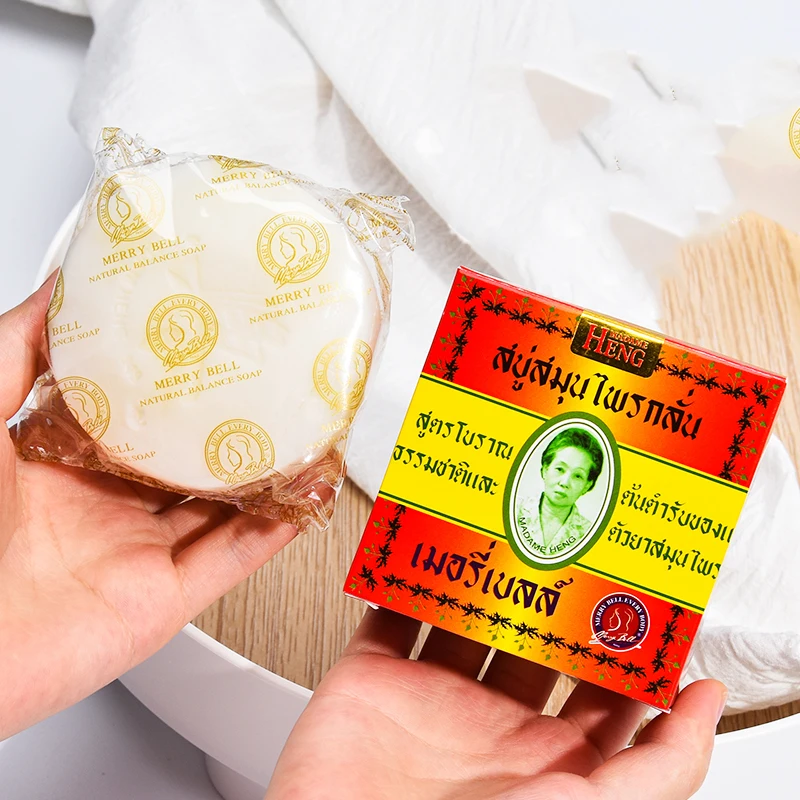 160g Original Thailand All-natural Botanical Formula Herbal Soap Formula of Madame Heng Merry Bell