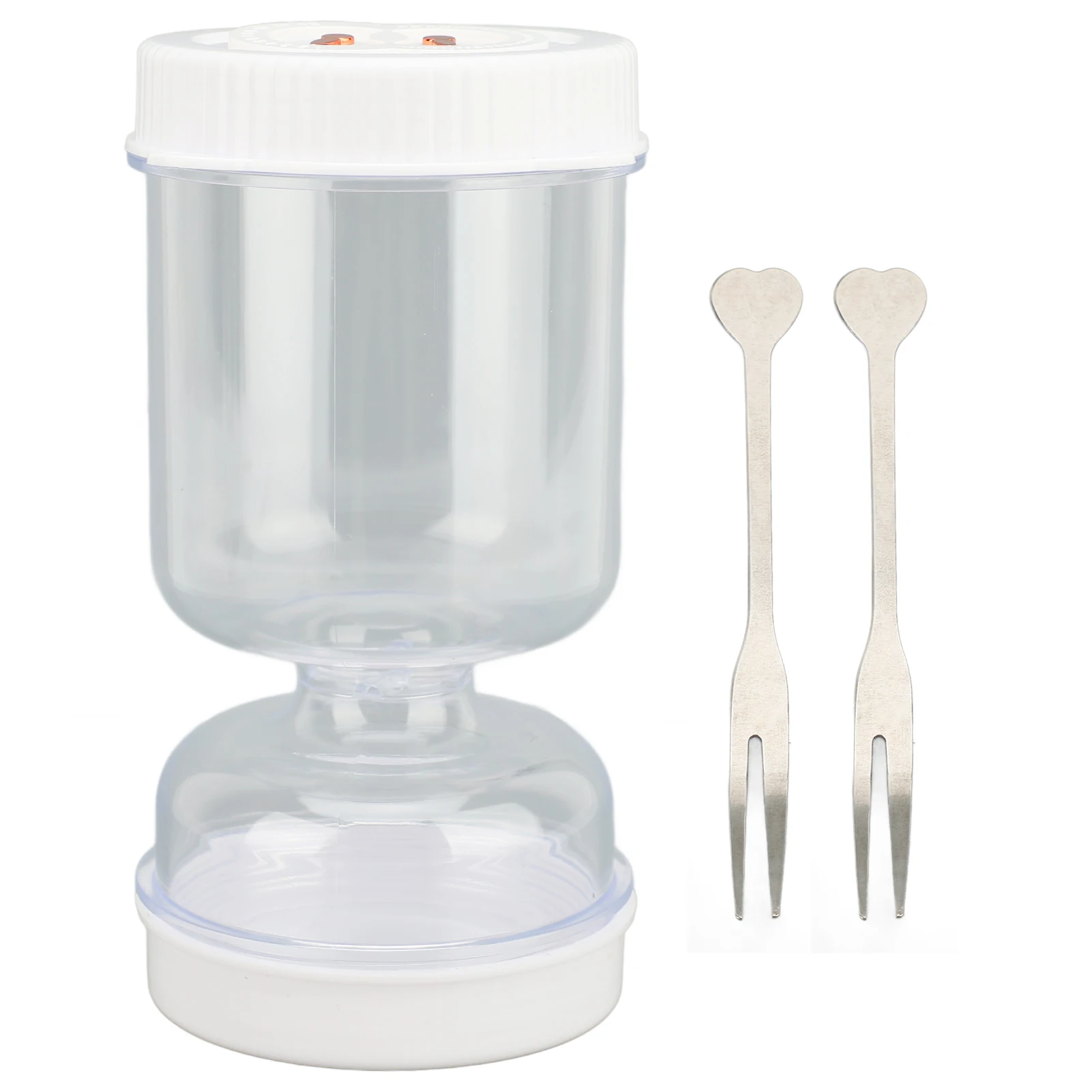 Pickle Juice Separator Jar 50oz Olive Hourglass Jar Dry Wet Depart Leakproof for Gherkin Jalapeno Dry Wet Separation