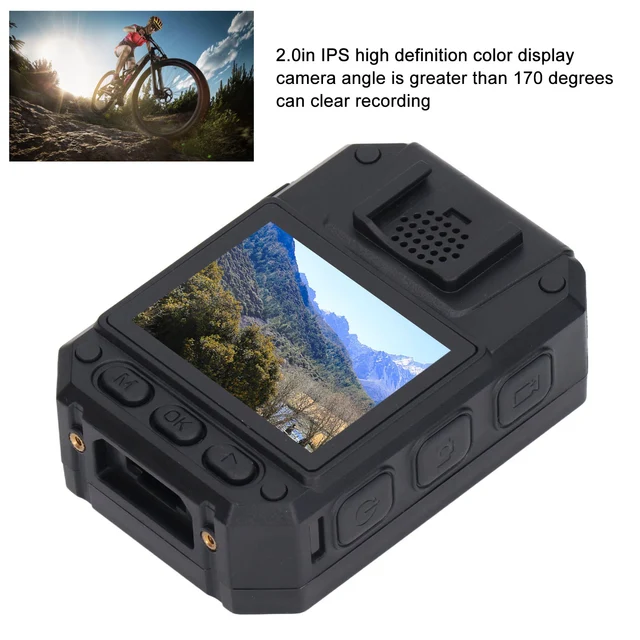 Wearable Camera Loop Recording High Definition Infrared Night Vision Motion Detection for Traffic Law Enforcement 4