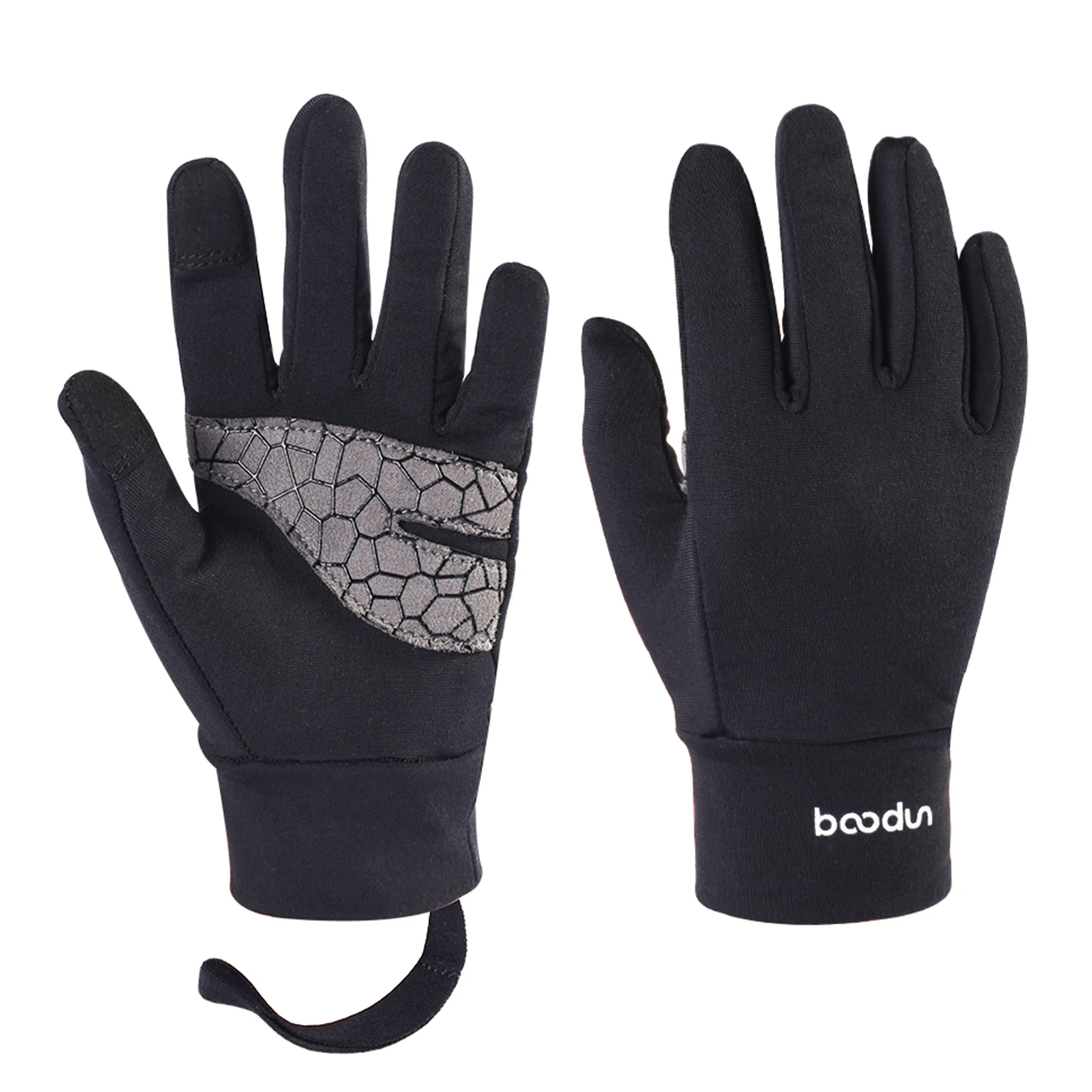 Youth Full-Finger Anti-Slip Cycling Gloves with Touch Screen Capability