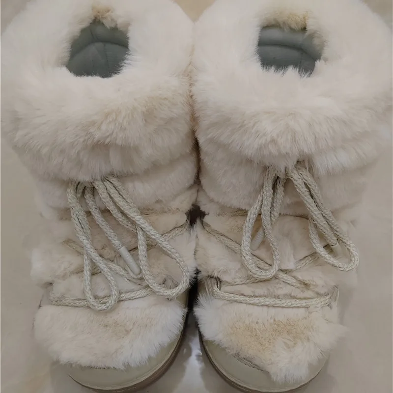 2024WinterBootsWomenAnkleSkiBootsBrandDesignPlatform