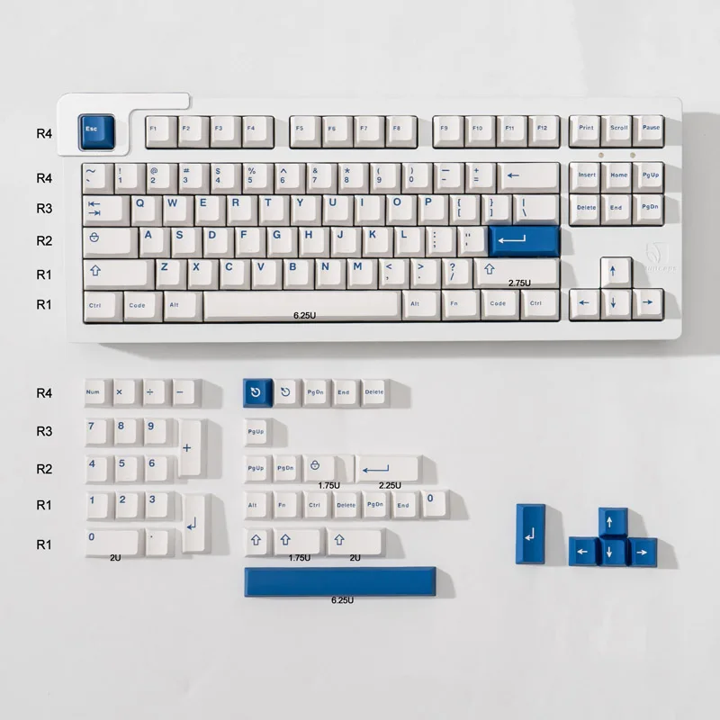 wob arco keycaps duplo tiro cherry perfil