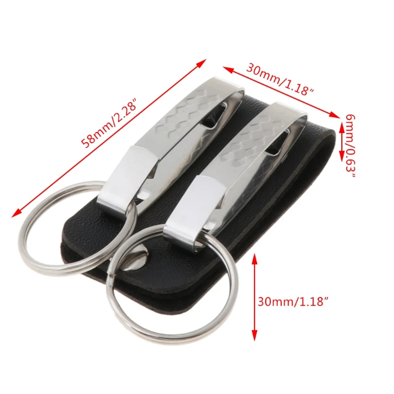 Portachiavi Ad Anello In Pelle Di Pitone Roccia Glitter