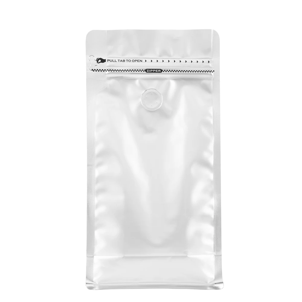 

125 grams Aluminum Foil Coffee Packaging Bag Kraft Paper Zip Lock Bags Zipper Storage Bag Seal Self-Supporting Ziplock Bag Pouch