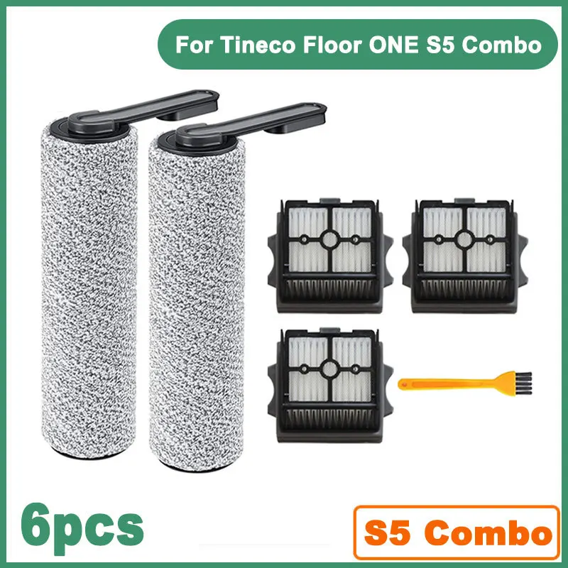 Pour Tineco Floor ONE S5 Combo sans fil aspirateur sec et humide accessoires  brosse rouleau et filtre HEPA pièces de rechange de rechange - AliExpress