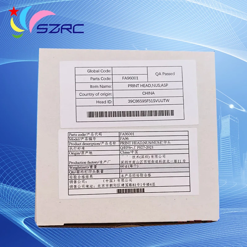 EPSON 프린터 헤드용 오리지널 프린트 헤드, FA9001 FA96, L18058, L18050, L8050, L8058, 100% 신제품
