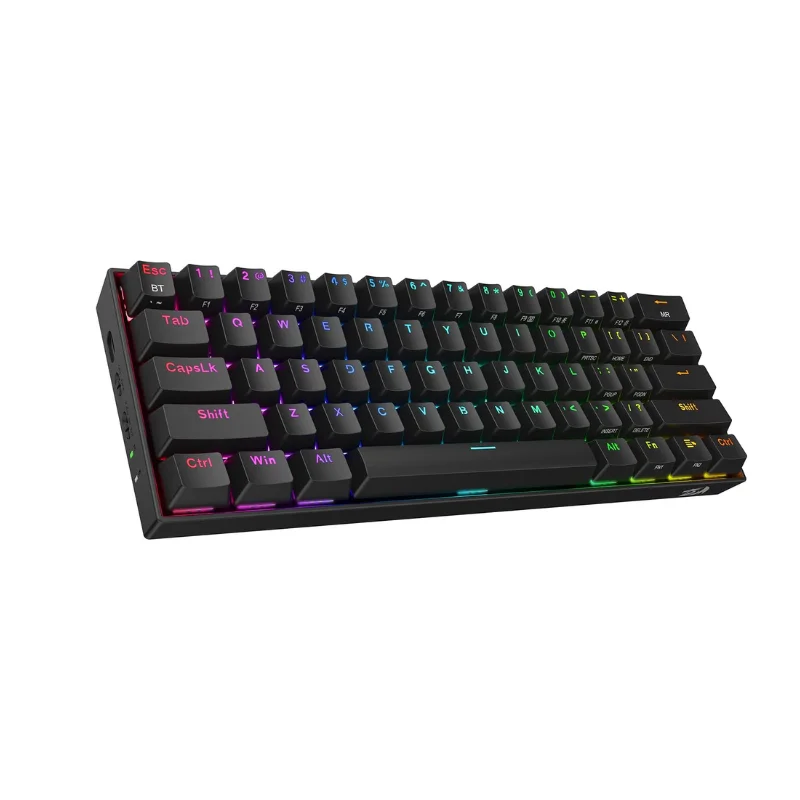 Redragon-Clavier mécanique sans fil K530 Pro Draconic, prise remplaçable à chaud, Bluetooth, 60% mesurz, filaire, 3 modes, 61 prédire, 100% RVB, 2.4