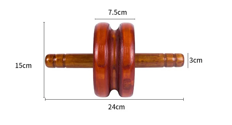Wooden Ab Wheel Crunch Trainer 5