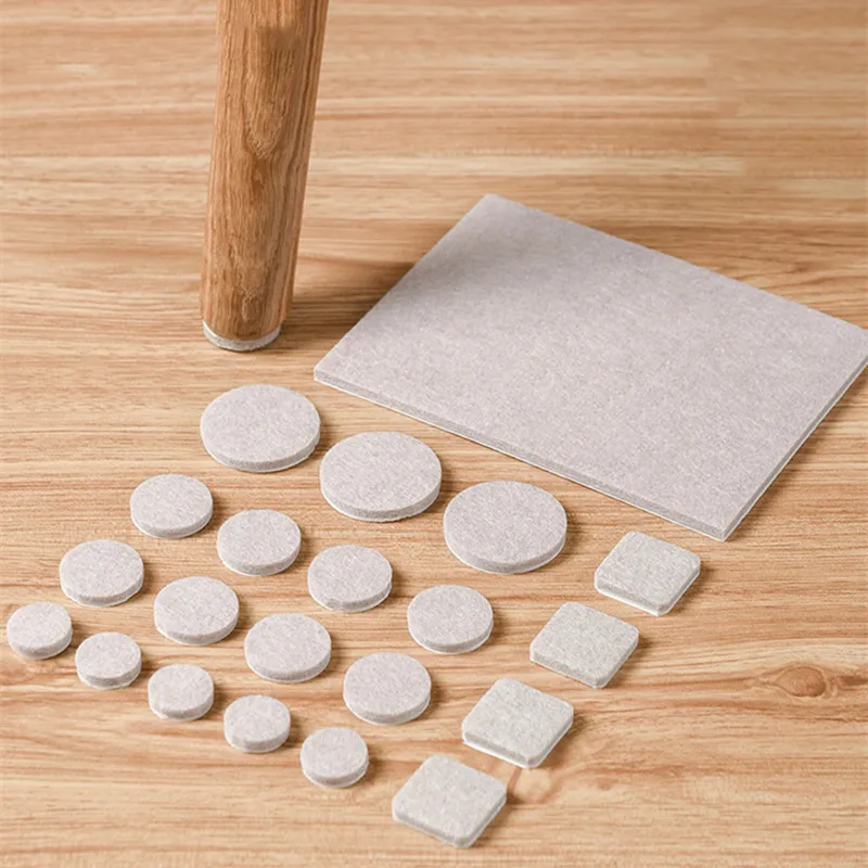 72pcs Felt Chair Leg Pads Round Floor Protector Thicken Self Adhesive Furniture Cover Mute Bumper Pad Home Furniture Feet Mat 72pcs Felt Chair Leg Pads Round Floor Protector Thicken Self Adhesive Furniture Cover Mute Bumper Pad Home Furniture Feet Mat