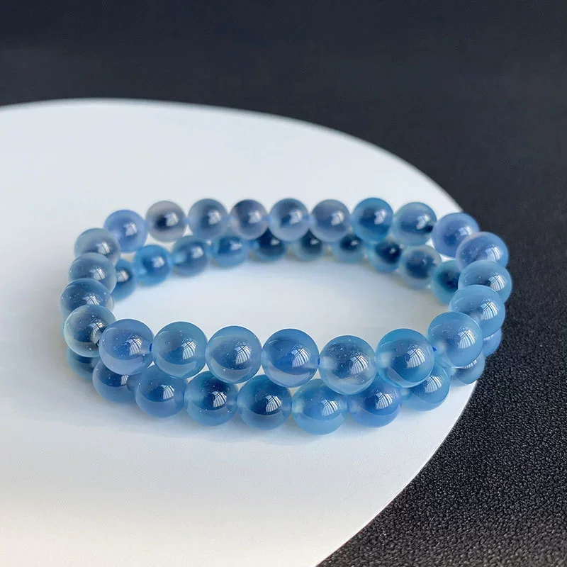 RANKEEF Uomo Bracciali Di Perline Leggero 8 Millimetri Pietra Naturale Per Gli Uomini Bead Vari Bracciale Di Perline Nero Per Gli Uomini Regolabile Stretch Lava Rock Bracciali