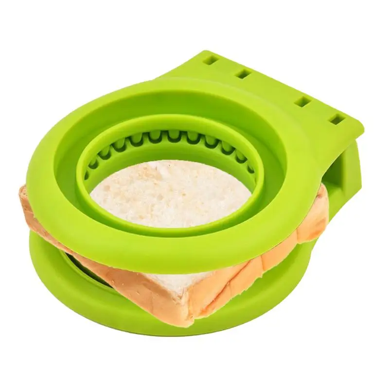 Bread Cutter Mold Uncrustable Round Molds Cutter And Sealer Stainless Steel Pocket Cutting Accessories Portable Pancake Maker