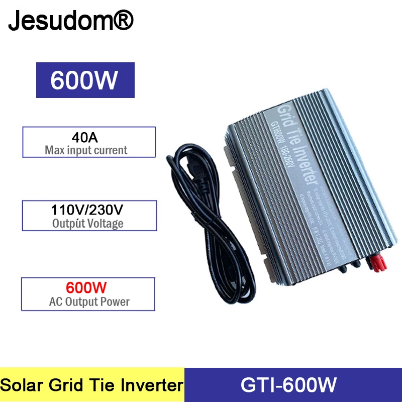 600W Grid Tie Microinverter DC22-50V for 36V Solar Panel Pure Sine Wave Inverter
