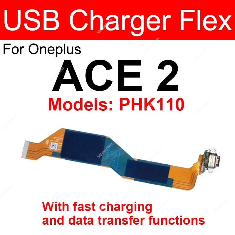 OnePlus Ace Series USB Charging Dock Flex Cable Charger Port Connector Parts