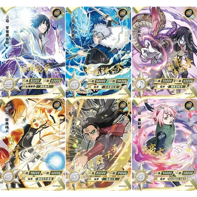 Kayou-本物のNARUTOナルト-カード,1-27枚のカード,うちはサスケ,収集可能