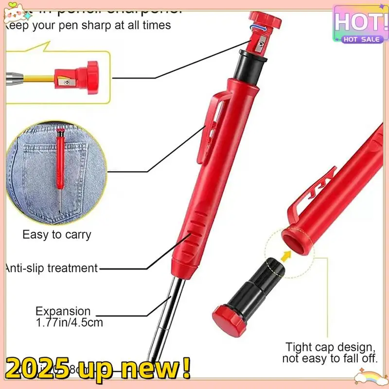 섬세한 질감-기계 목공 연필 세트 목수, 건설 노동자에게 적합한 낙서 마킹 도구 내구성 Ea