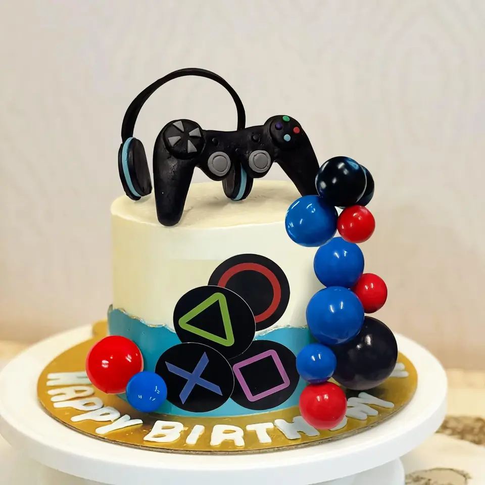 YGCHEN Decorazioni Torta Videogiochi Decorazioni per Torte Compleanno Palla Topper Torta Video Game Decorazione Torta Cuffie Gaming Figurine Decorazione per Festa di Compleanno 18 Pezzi