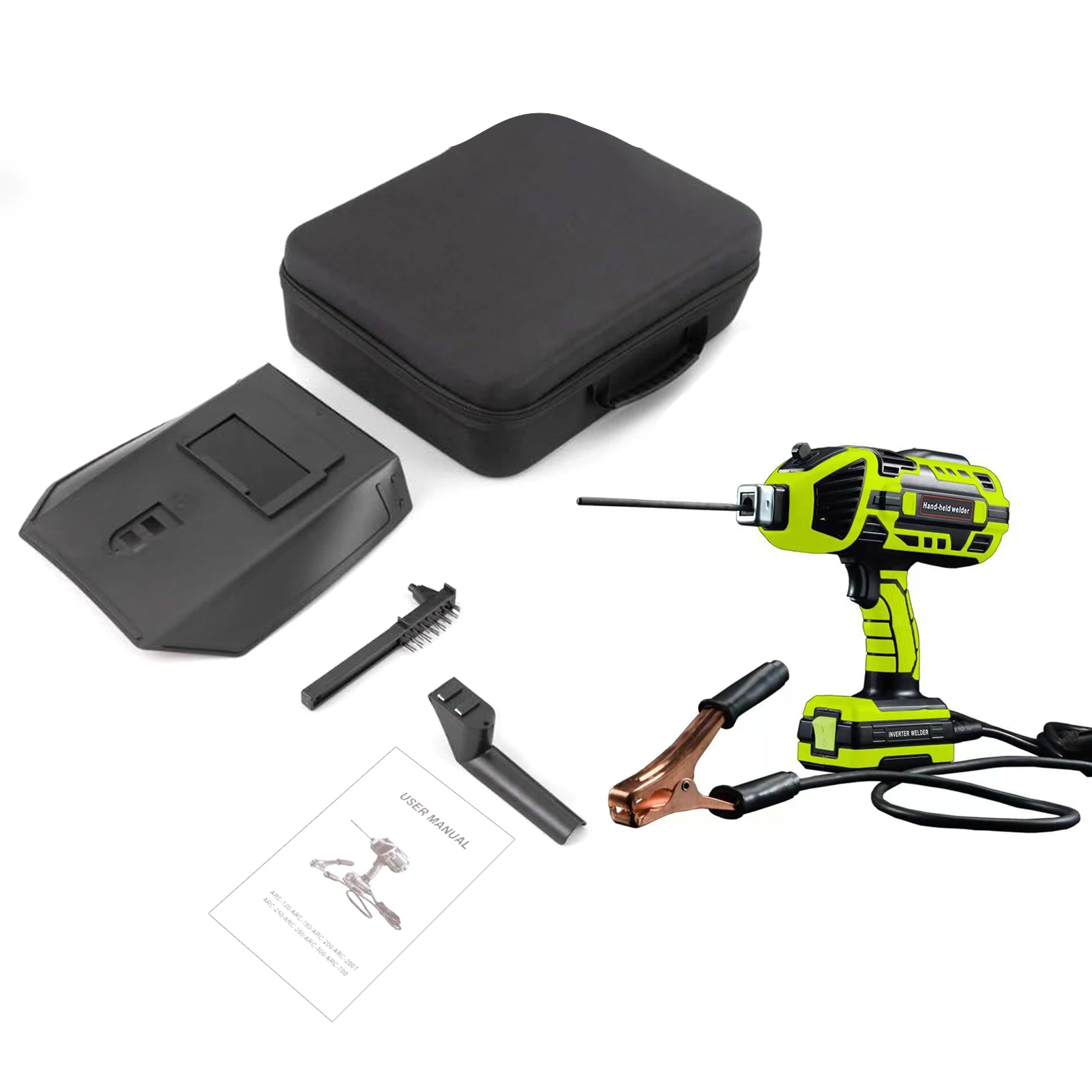 Electric Welding Machine 20-120A 220V Handheld ARC Welder with IGBT Inverter Welding Tool Set for 3/32''-1/8'' Rod