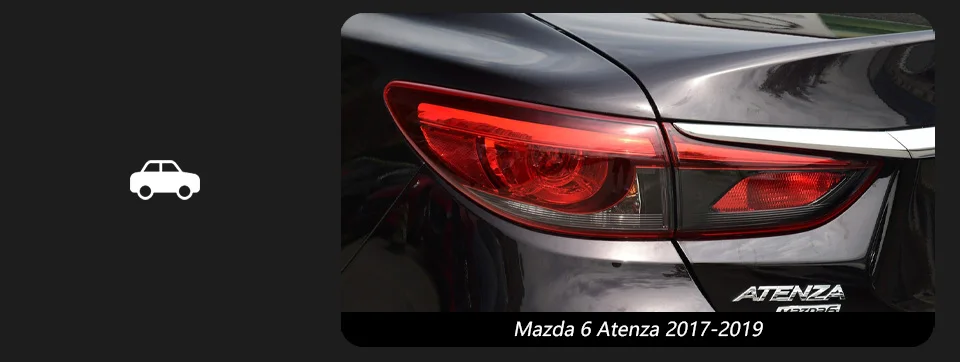 AKD Tail Lamp for Mazda 6 Atenza LED TailLight 2013-2018 Mazda6 Rear Fog Brake Turn Signal Automotive Accessories