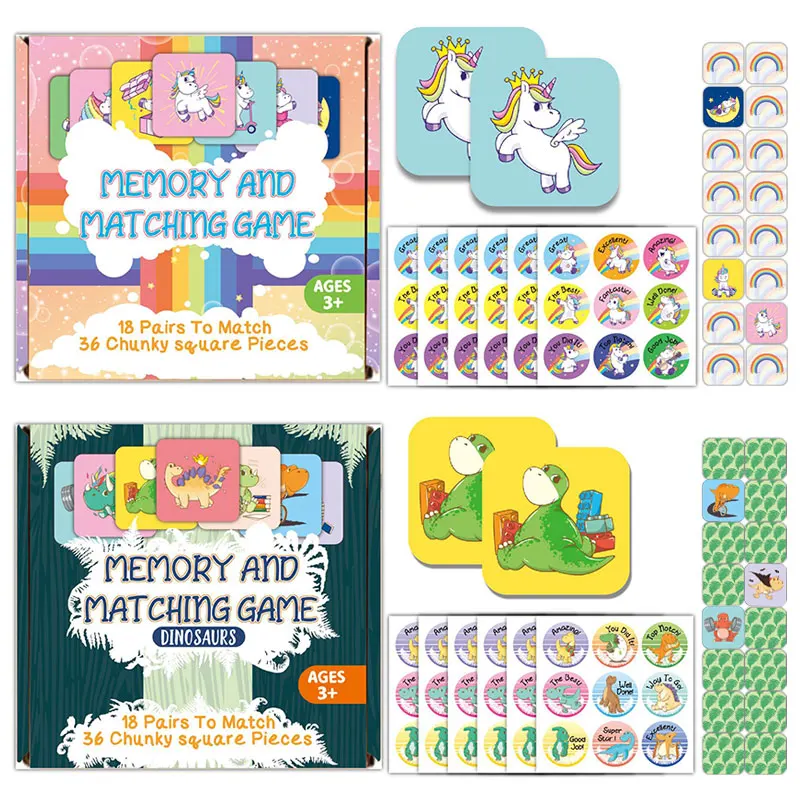 Montessori Puzzle Board Game for Kids with Animal Cards