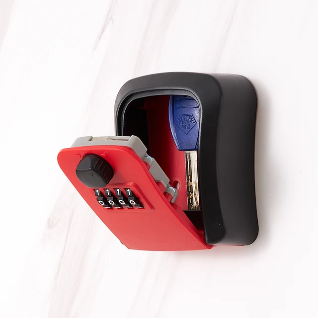 Plastic Key Safe Box Combination Lock Spare Keys Stash Box Keys Secret Hidden Storage Box Organizer For Home Office Apartment 5