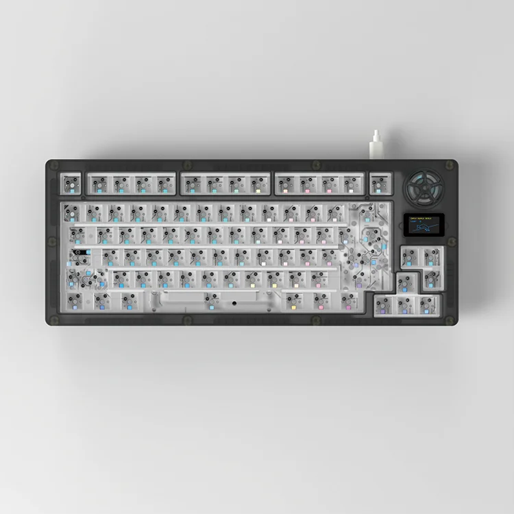 Gopolar gg75 mechanical keyboard 75 layout keyboard knob screen
