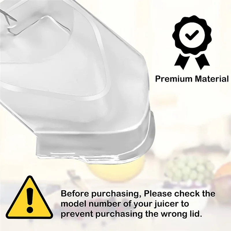 2Pcs Spout Cover for Ninja Blender Lid, Replacement Parts for Ninja Blender 72Oz Pitcher Lid Flap Spout Cover, Clear HOT