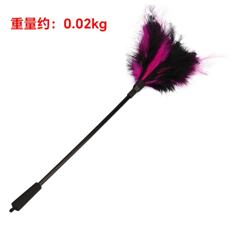 40CM Feather Paddles,,Pu Leather Whip Spanking Flogger Role Play Horse Riding for Horse Training Crop Equestrian bat 3