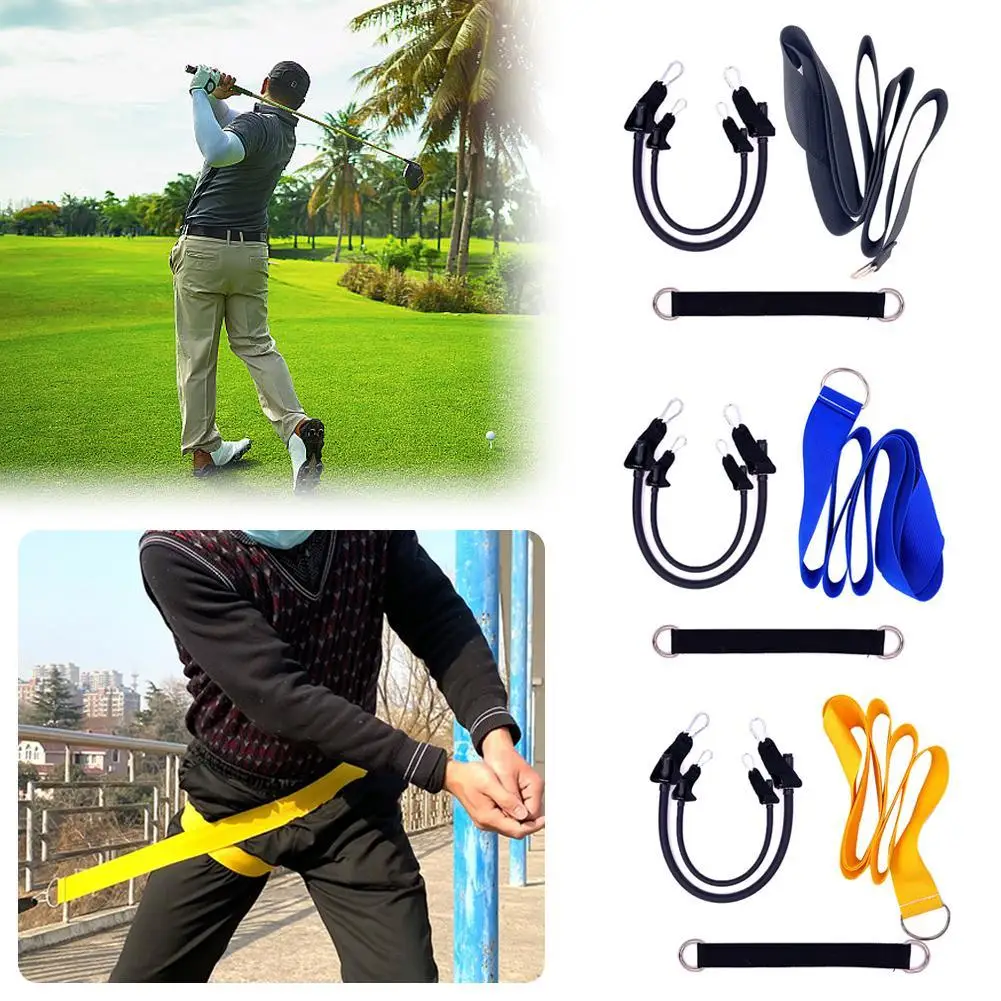 

Golf Swing Turn Training Belt Aid Elastic Nylon Tennis Trainer Baseball Tennis Swivel Self-study Exercise Outdoor Equipment