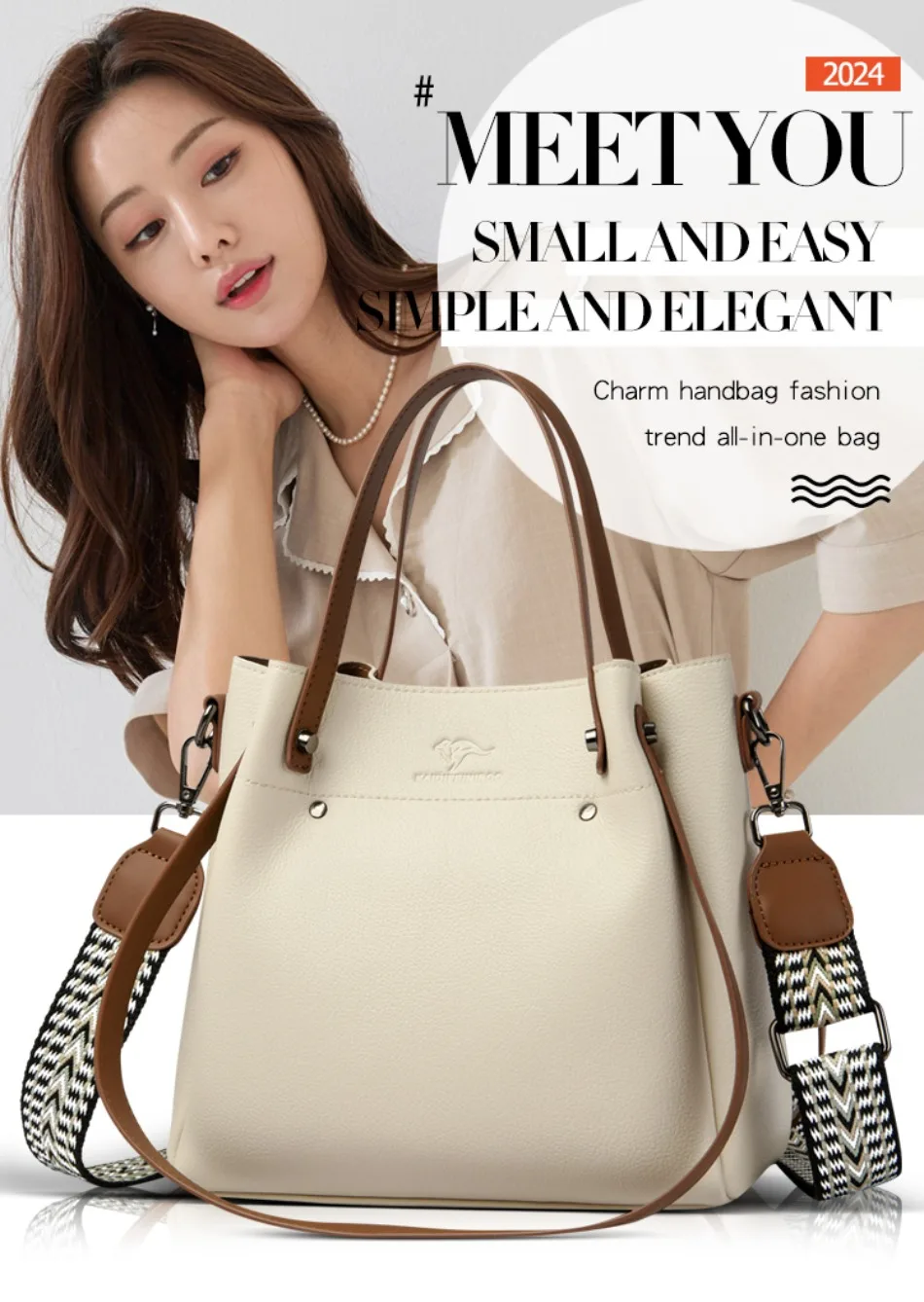 High Quality Leather Shoulder Crossbody Bags for Women Luxury Handbags Women Bag Designer Large Capacity Soft Tote Messenger Bag