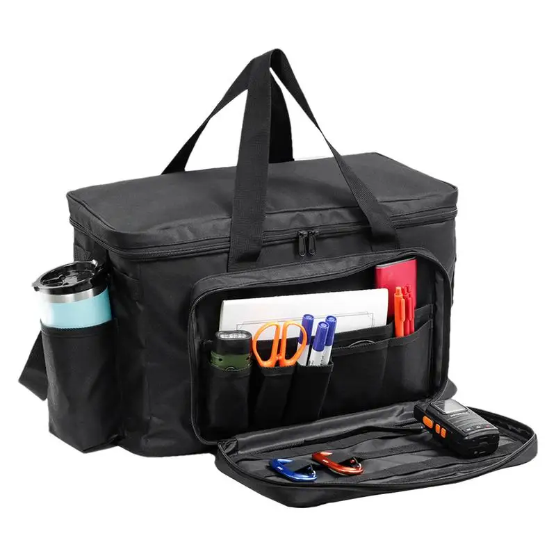 

Сумка для хранения инструментов Съемная садовая рабочая сумка с толстым мягким дном с защитой от трения сумка для инструментов плотник органайзер для хранения инструментов с