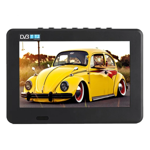 Small Portable TV 7 Inch Mini TV 1500 MAh Battery DVB-T2 / ISDB-T / ATSC Digital Television