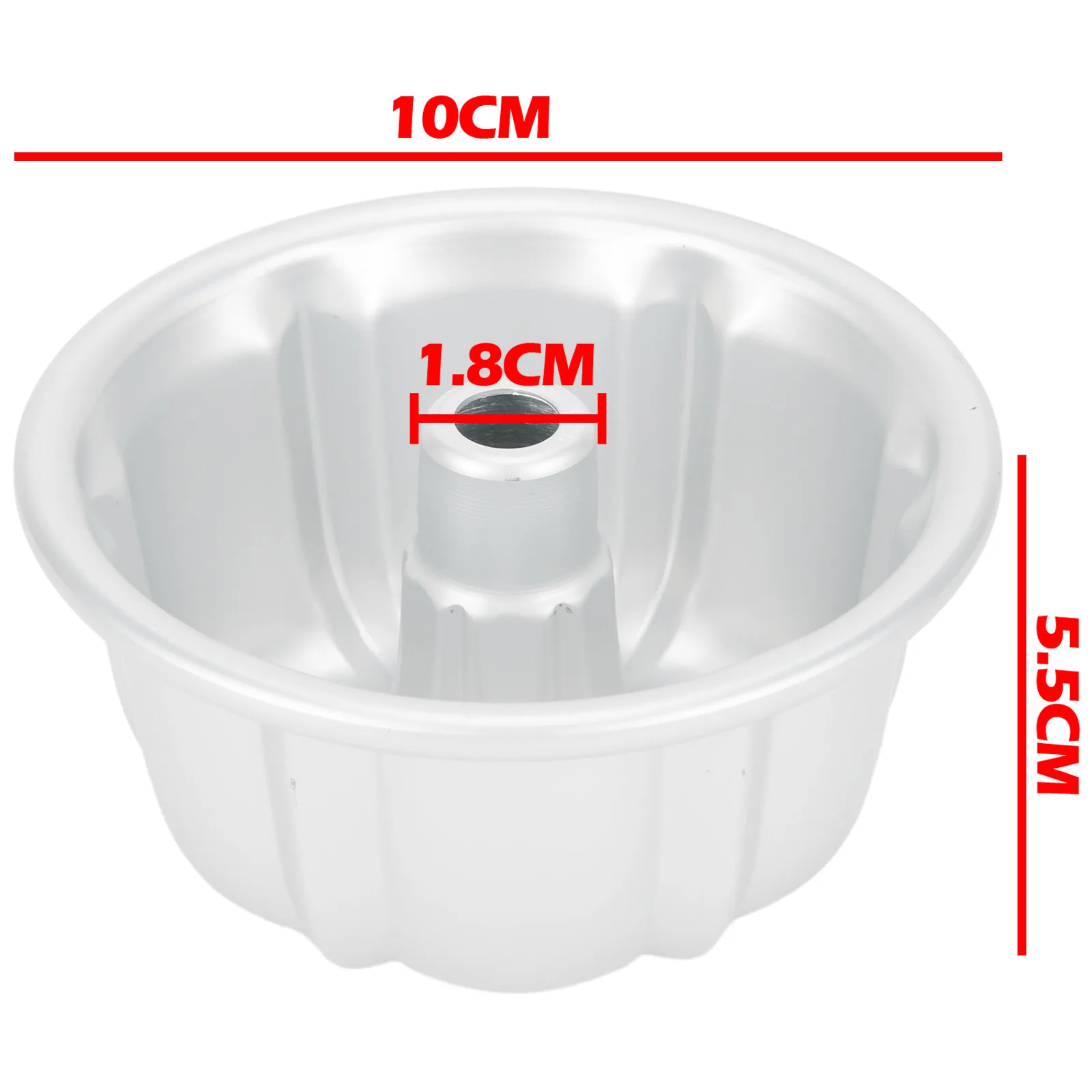 Hollow Non-Stick Chiffon Cake Molds Fluted Ring Cake Tins Pan Bakings Mould Tools Pumpkin Rose Food Making Shape Pans