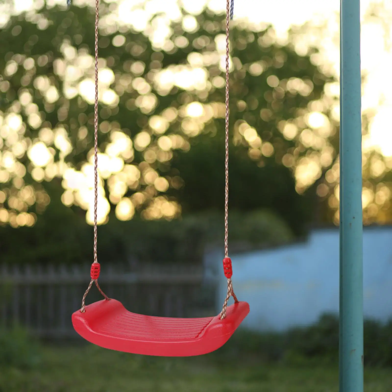 Playground Hanging Swing Seat Set Replacement for Kids Activity Toys Red 5