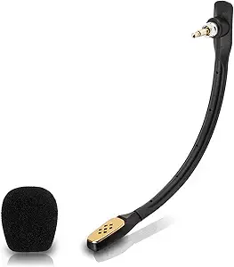 Omnidirectional Hifi Microphone Compatible for Logitech Astro A40 Gaming Headset Bendable Mic Replacement Earphone accessories