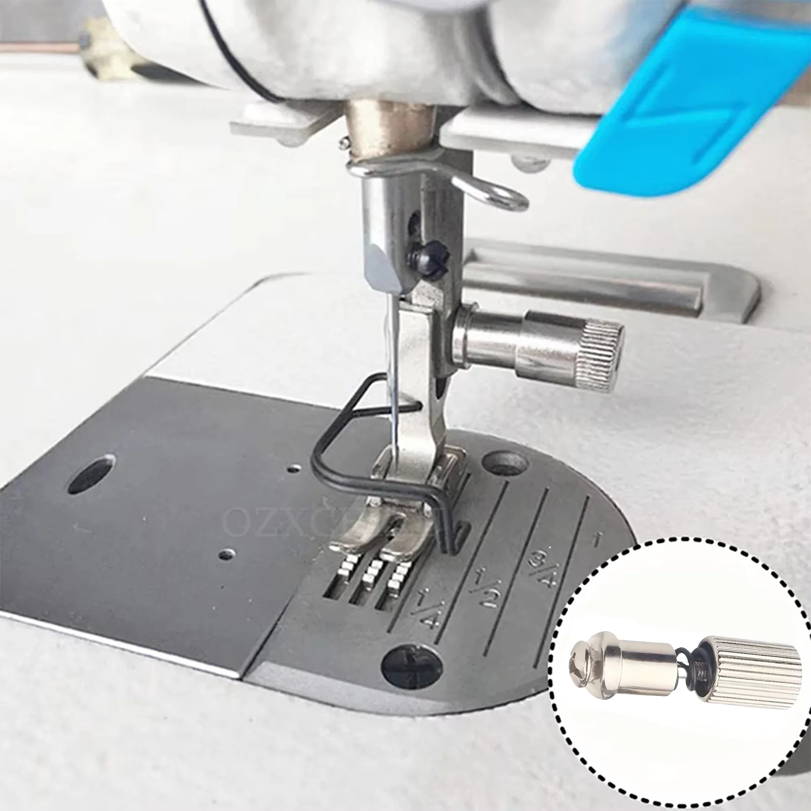 Universal Quick-Change Presser Foot Attachment for Industrial Sewing Machines (1-3 Piece Set)