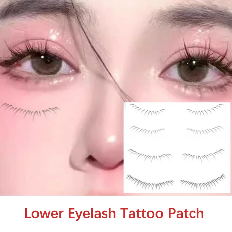 

Lower Eyelash Tattoo Patch Lazy Makeup Tool Disposable Eyelashes Tattoo Sticker Waterproof Lasting Non-reflective Eyes Cosmetics