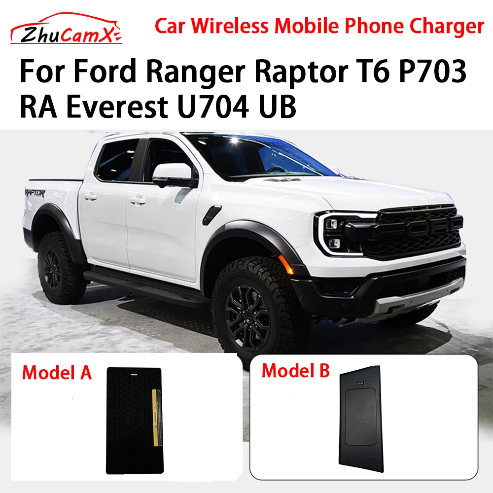 Wireless Mobile Phone Charger Center Console Storage QI 18W iPhone