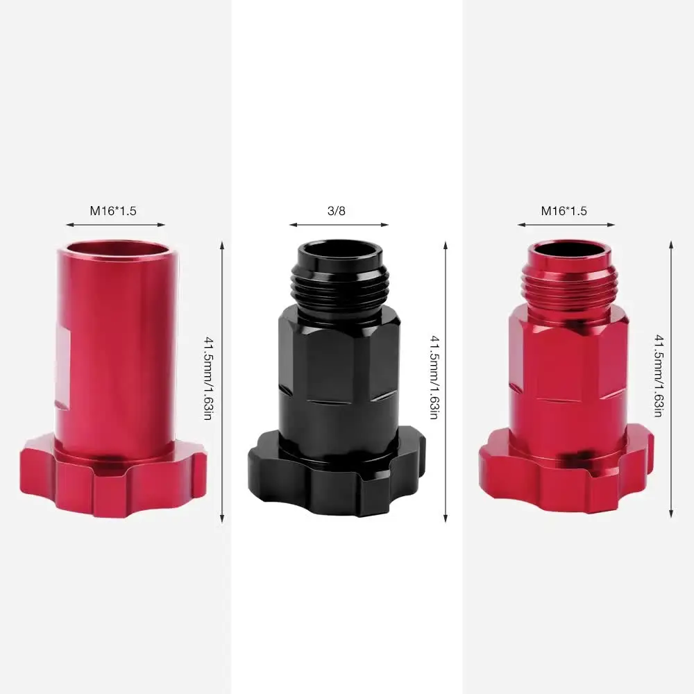 600ml Disposable Paint Cup With M16x1.5 External Thread Adapter – For Spray Guns – Black & Clear