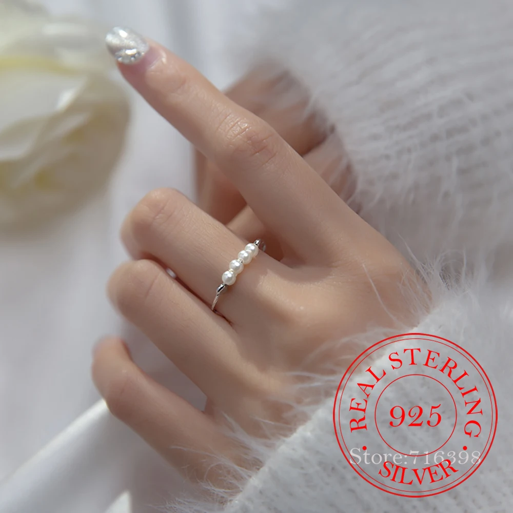 MUNDELL - Anillos De Plata De Ley 925 Con Margaritas