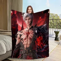 Game Love and Deepspace Sylus Warm Soft Plush Nap Blankets Sofa for Living Room Office Bedroom Home Travel Kid Birthday Gifts 1