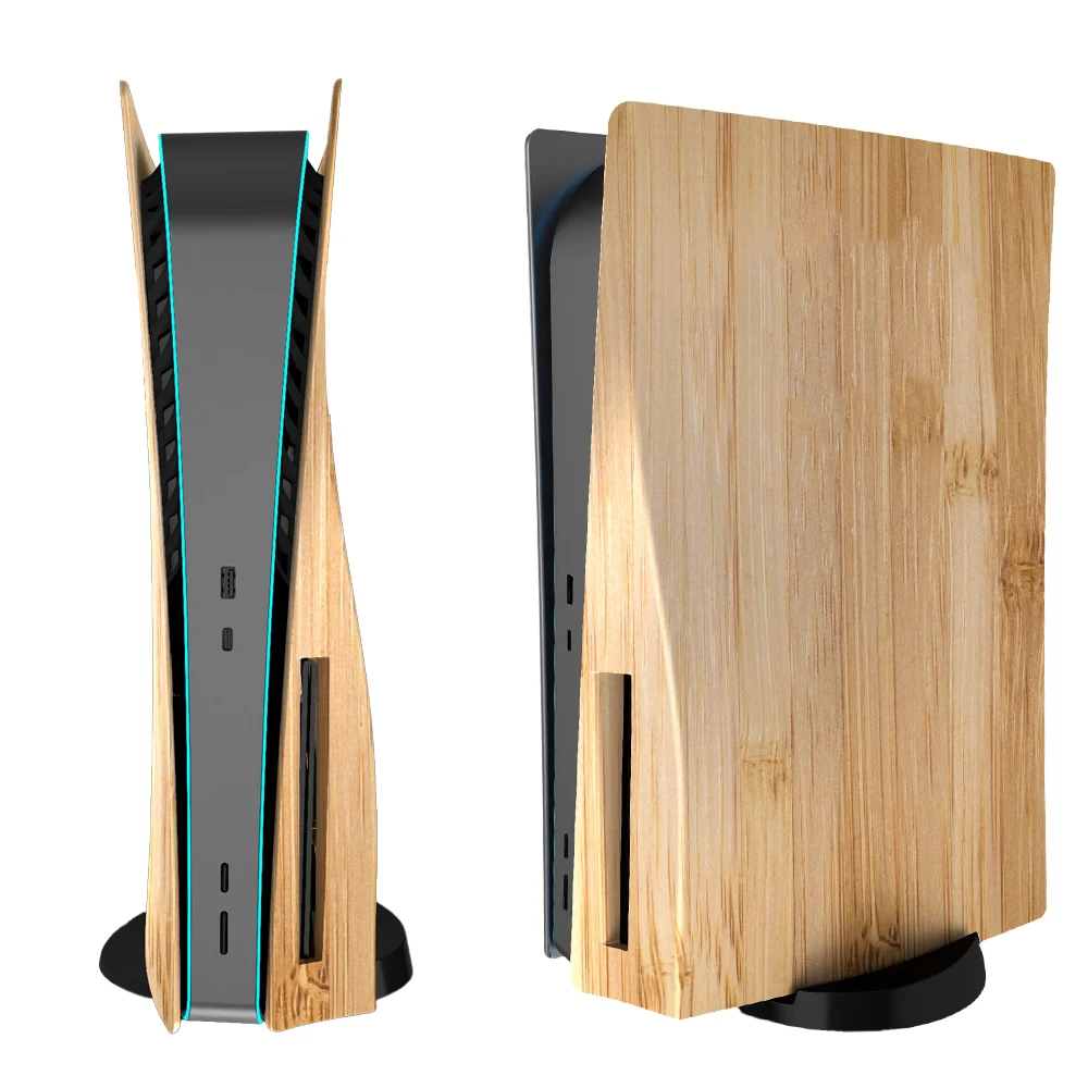 Disc Wood Color Playstation Accessori Pannelli Di Ricambio Protettivi Per Ps5 Cover Antiurto Skins Shell Per Ps5 Disc Edition
