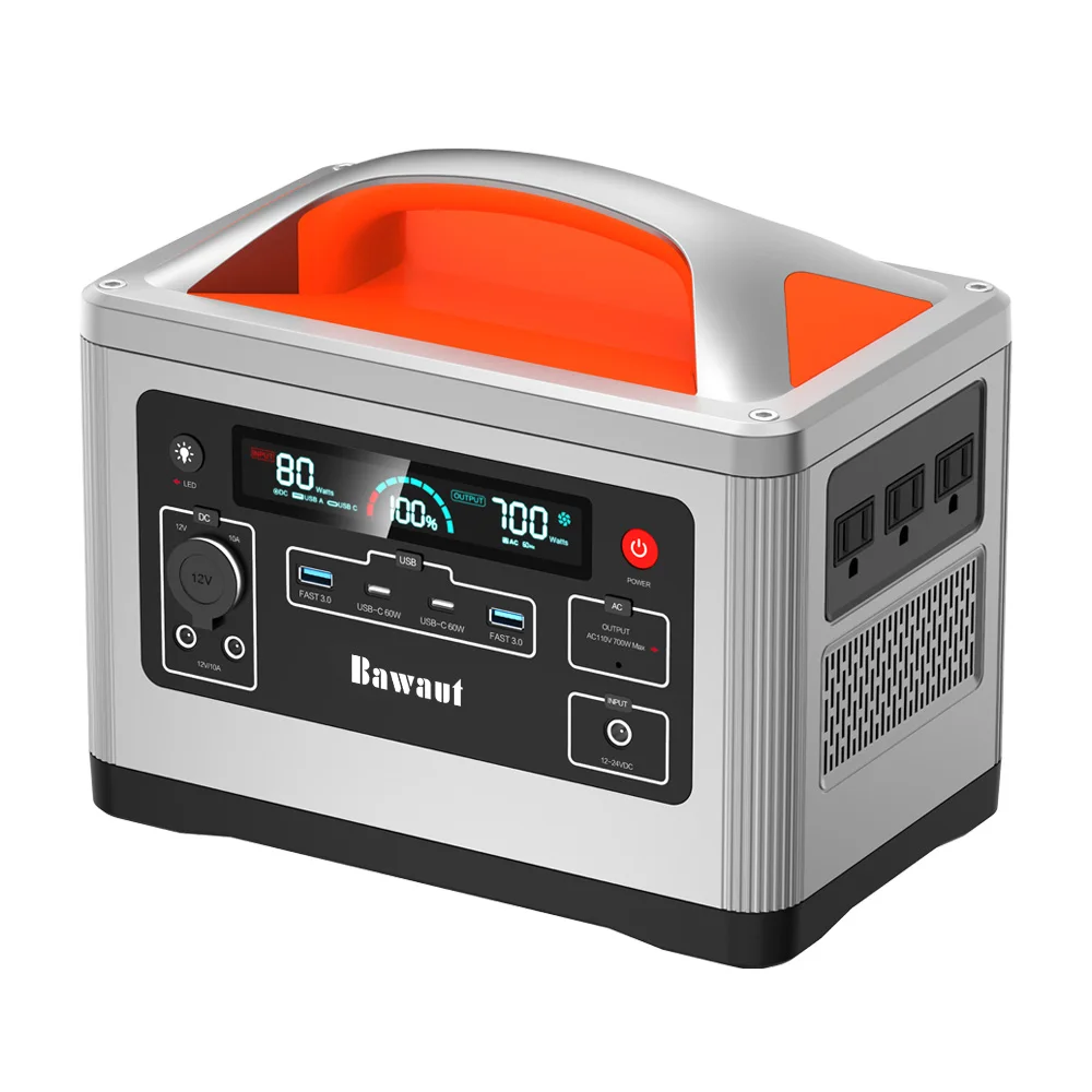 파워 스테이션 700W 백업 3 상 발전기 가정용 야외 비상 담배 라이터, 집 발전기
