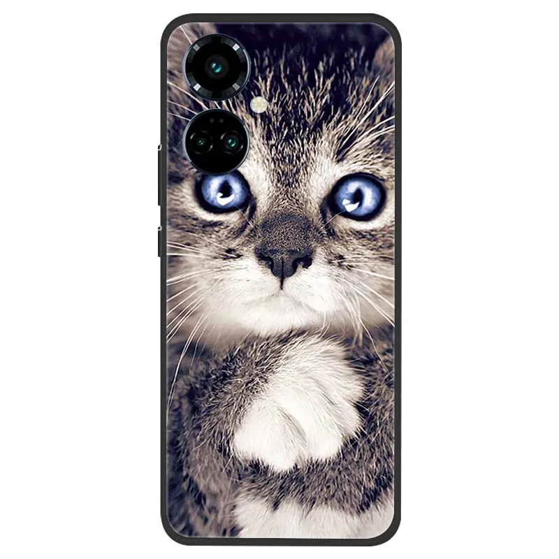 Tecno Camon 19 Shockproof Soft Silicone TPU Back Cover - Cute Design
