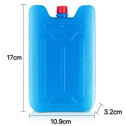 Reusable Gel Freezer Pack for Food Cooling and Freshness (As shown)