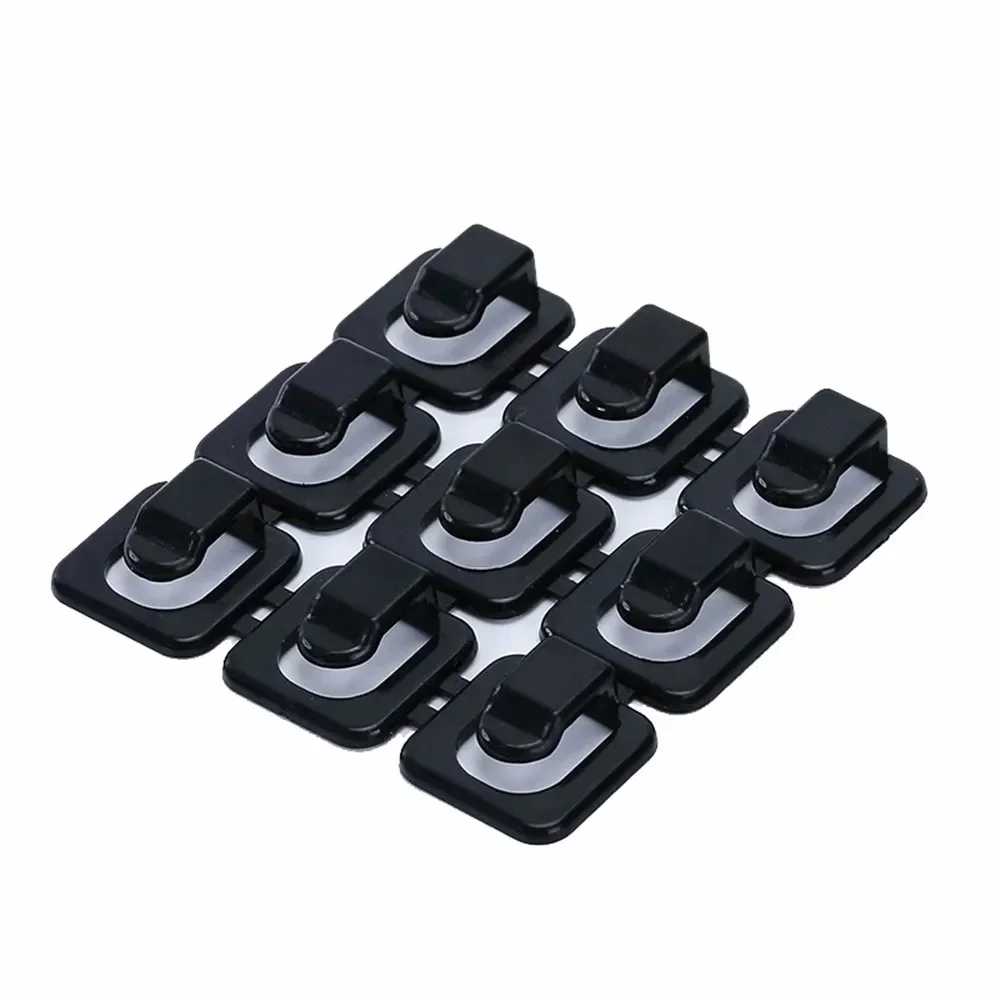 18pcs Usb Organizer Cables Desk Cable Holder Self-adhesive Cable Clip Cord Holder Winder Wire Clips Office Accessories