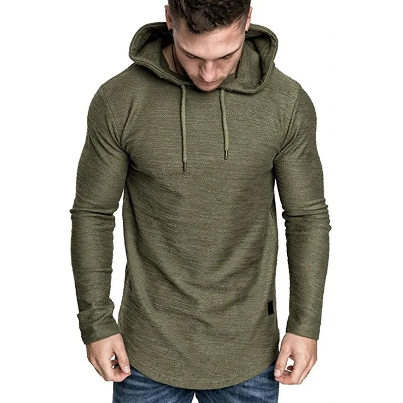 Mens Hoodies Sweatshirts Long Sleeve Casual Solid Color Man hoody For Male Hooded